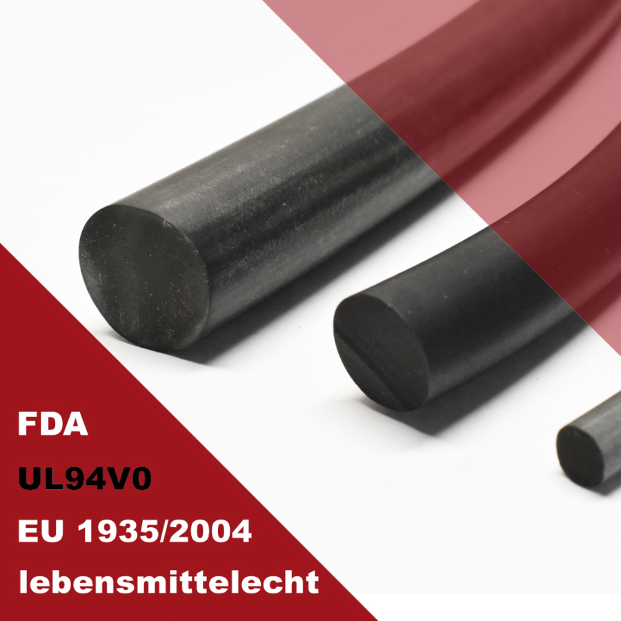 Hokosil-FKM-Rundschnur-FDA-UL94 Hokosil-FKM-Rundschnur-FDA-UL94